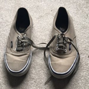 Men’s tan vans